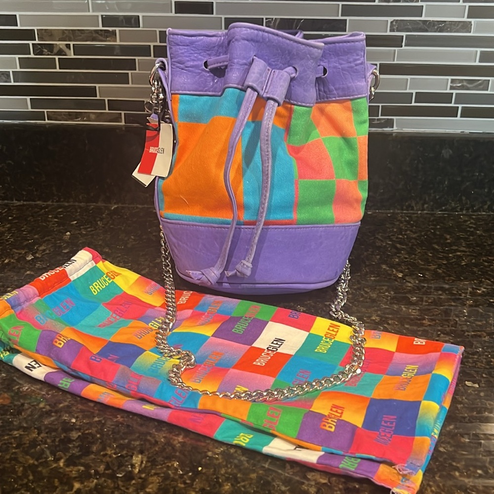 Bruce Glen Colorful Bucket Bag - Picture 6 of 15